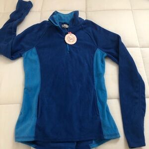 NWT So Polar women’s Blue Quarter-Zip Pullover